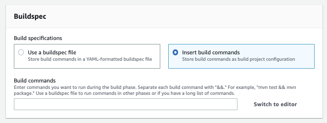 CodeBuild Buildspec Details