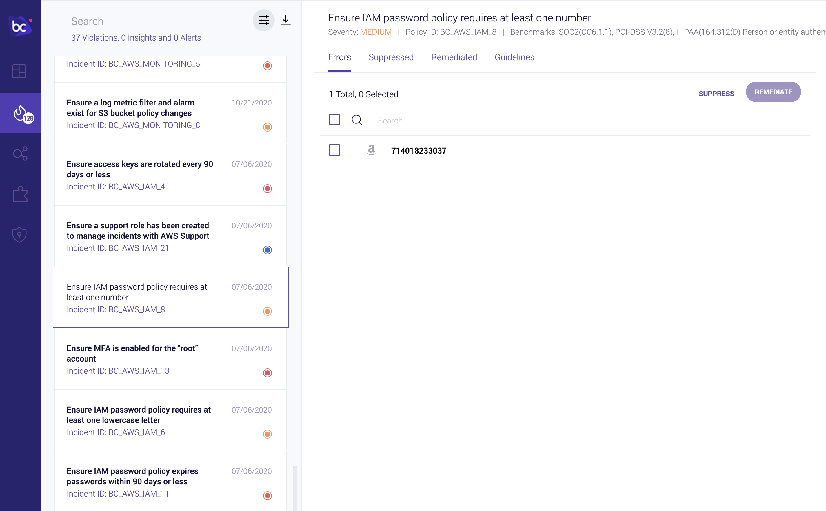 AWS Bridgecrew Integration