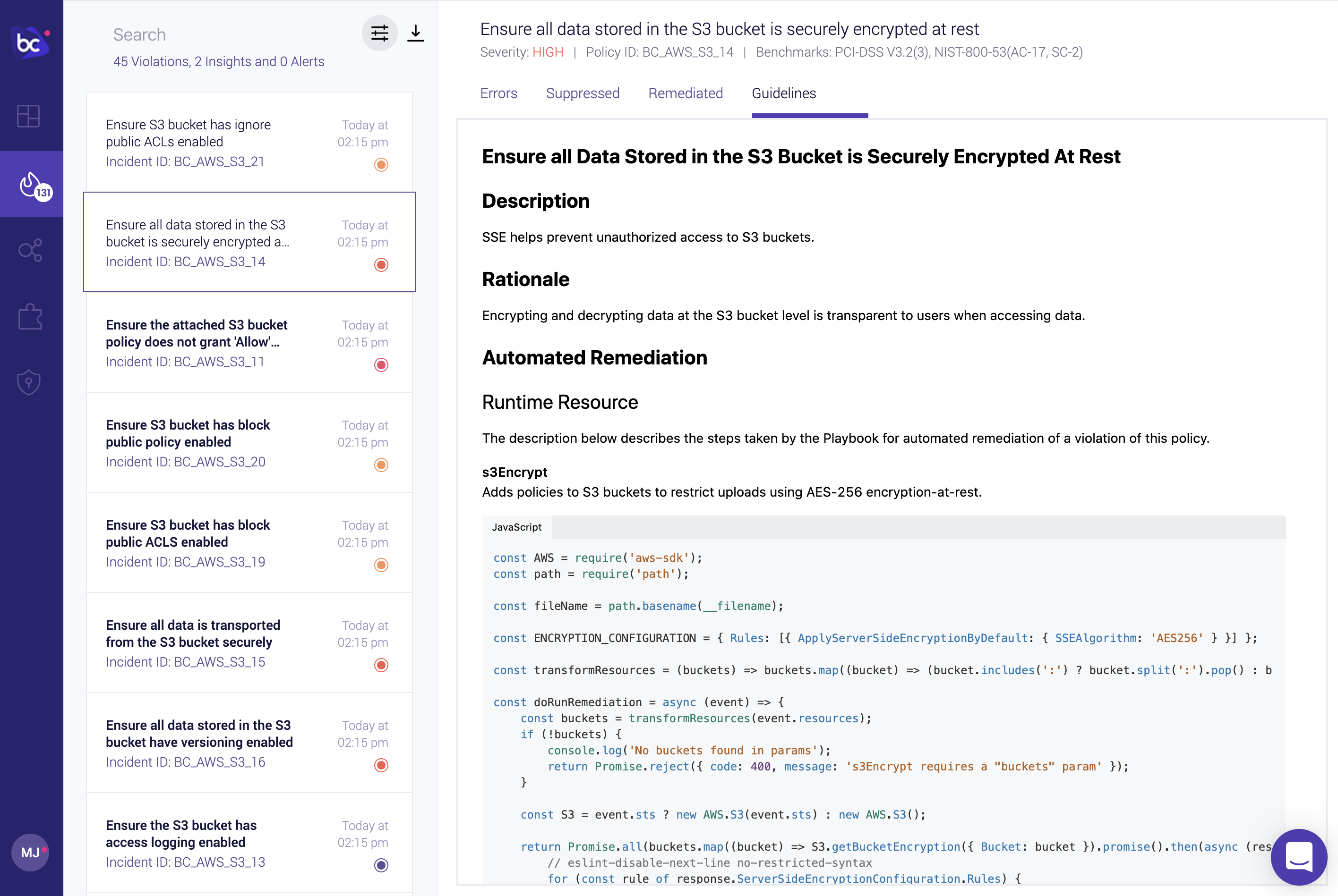 AWS Bridgecrew Integration