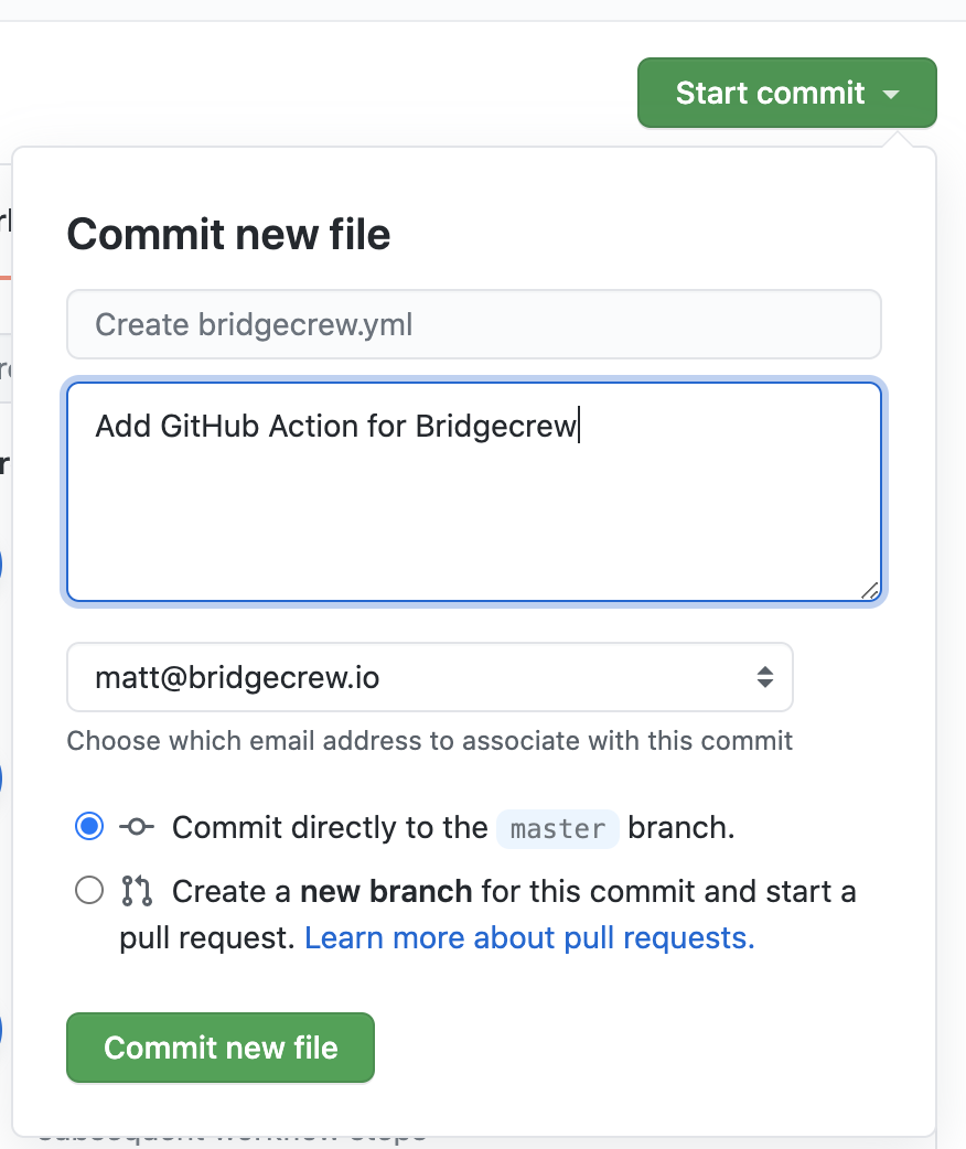 Save Github action workflow