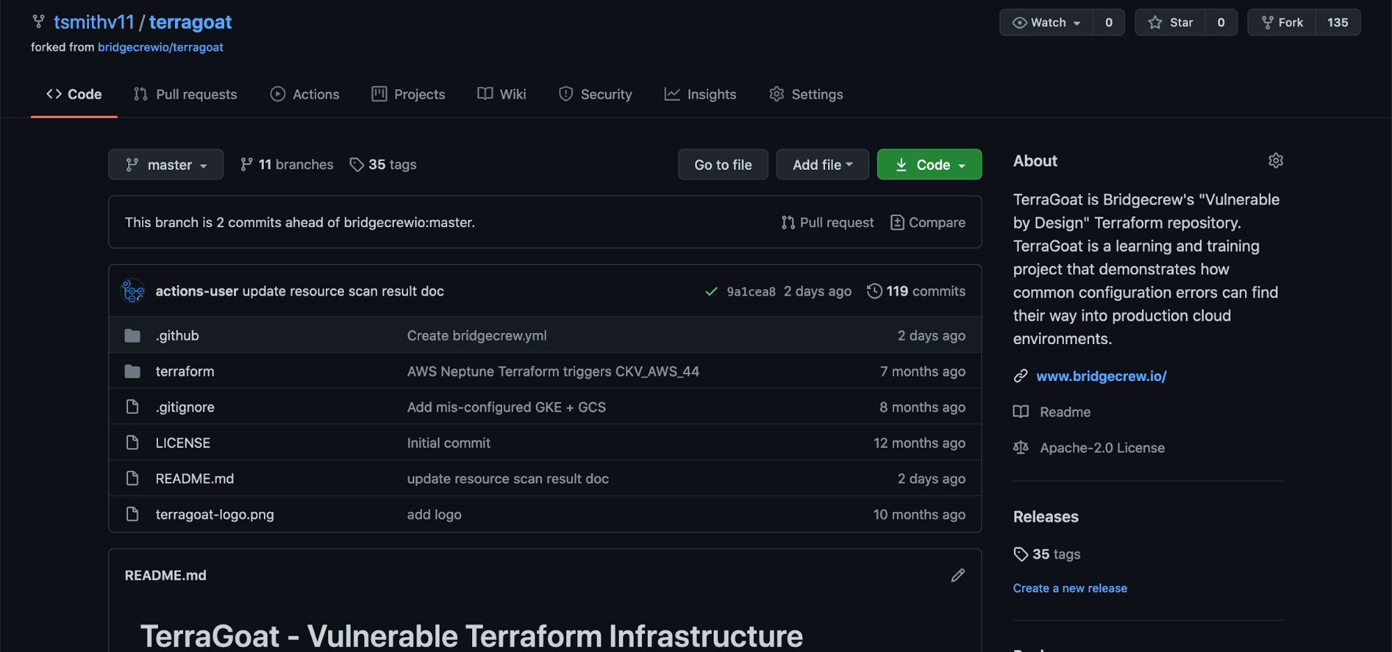 Your own TerraGoat repo